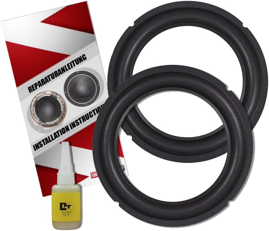 Springfield Speaker ESS 10″ Foam Surround Repair Kit – Flat Attach (2F10-10)