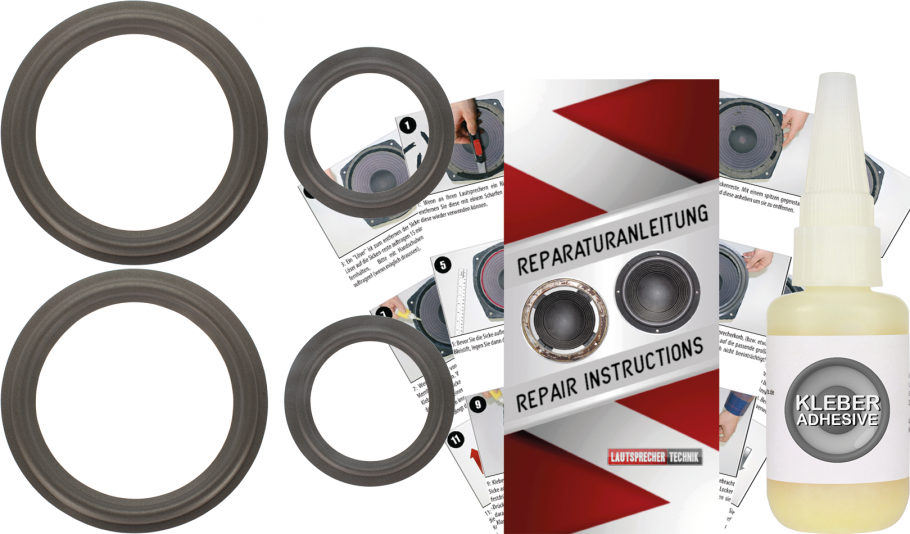 Acoustic Research AR 55BX Speaker Surround Re-Foam Complete Repair Kit For Woofer And Midrange