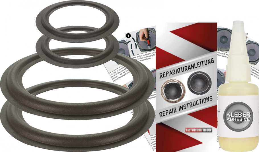Acoustic Research AR 55 Speaker Surround Re-Foam Complete Repair Kit For Woofer And Midrange