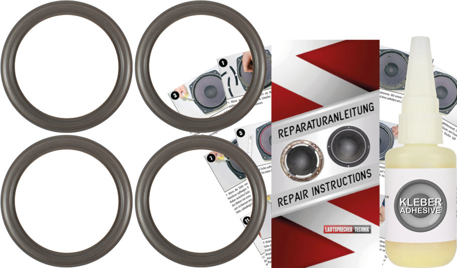 Acoustic Research AR 9 Speaker Surround Re-Foam Repair Kit - 4 Pieces Surrounds For Woofer