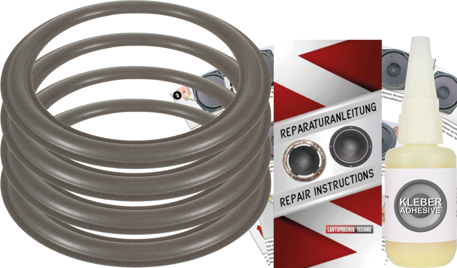 Acoustic Research AR 9 Speaker Surround Re-Foam Repair Kit - 4 Pieces Surrounds For Woofer