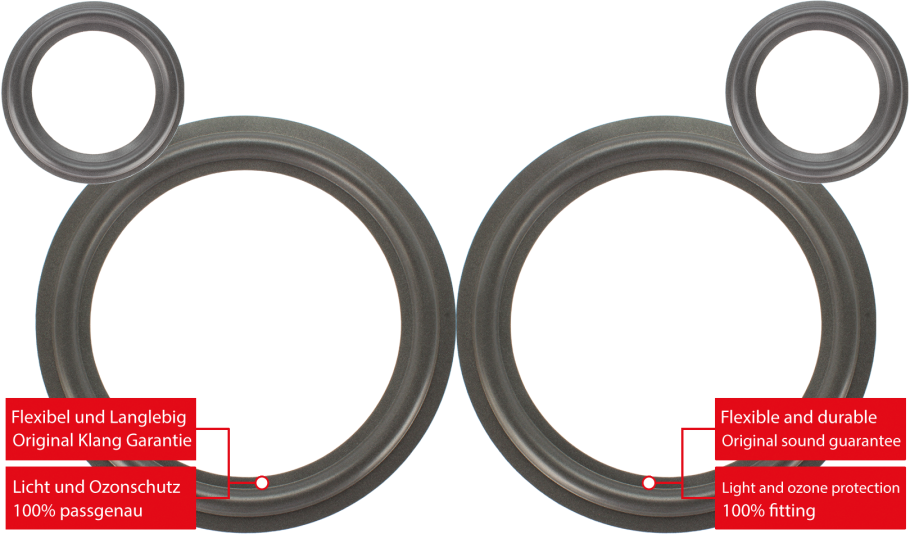 Audioplay Charly Octopus Lautsprecher Sicken Reparatur Komplett Set Für Tieftöner Und Mitteltöner