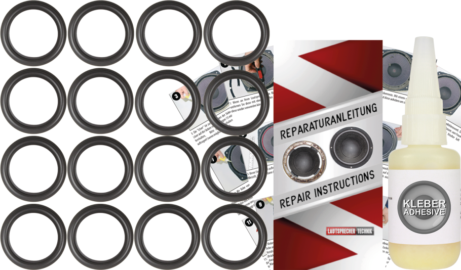 Bang & Olufsen BeoLab 6000 Lautsprecher Sicken Reparatur Set - 16 Stück Sicken