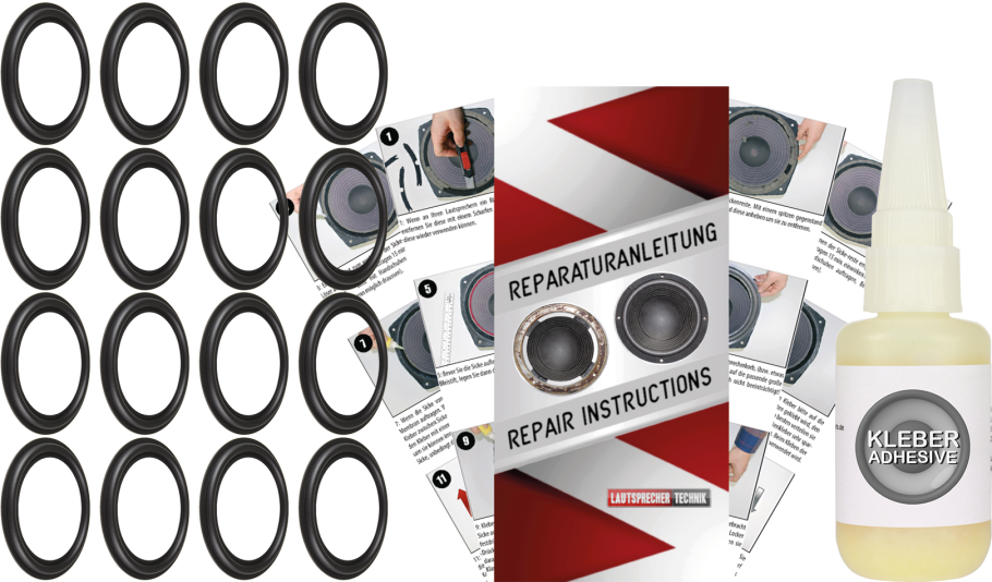 Bang & Olufsen BeoLab 6000 Lautsprecher Sicken Reparatur Set - 16 Stück Sicken