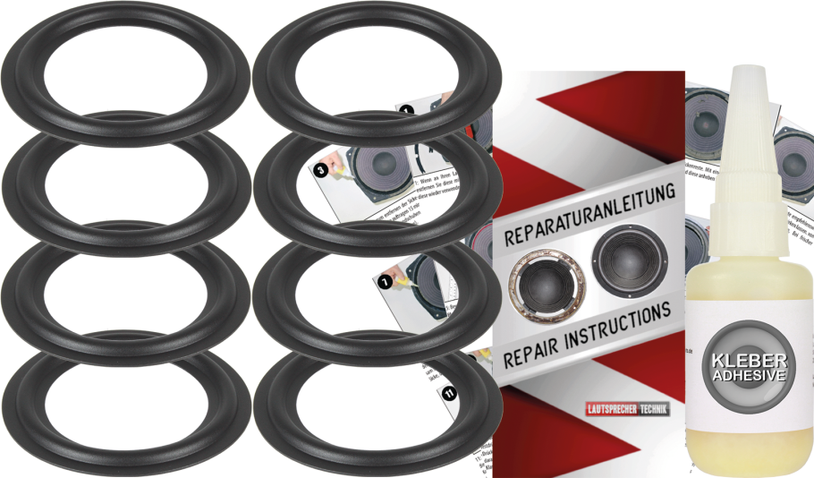 Bang & Olufsen Beolab Penta Speaker Surround Re-Foam Repair Kit - Pieces Surrounds For Midrange