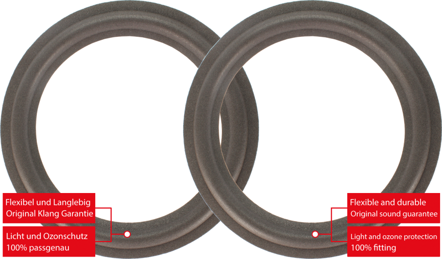 Braun L 322 Lautsprecher Sicken Reparatur Set