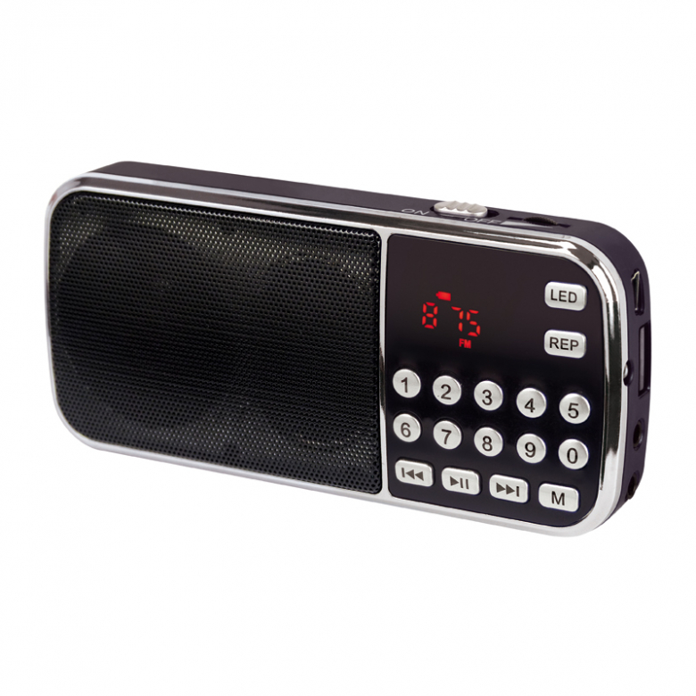 Dynavox FMP3 Bass Boost MP3-Player Mit FM-Tuner