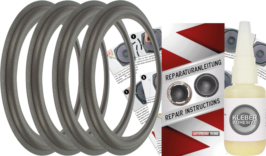 Infinity Kappa 9.1 Series II Lautsprecher Sicken Reparatur Set - 4 Stück Sicken Für Tieftöner