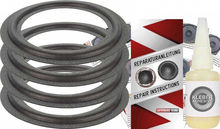 Infinity RS-10 Floorstanding Speaker Surround Re-Foam Repair Kit - 4 Pieces Surrounds