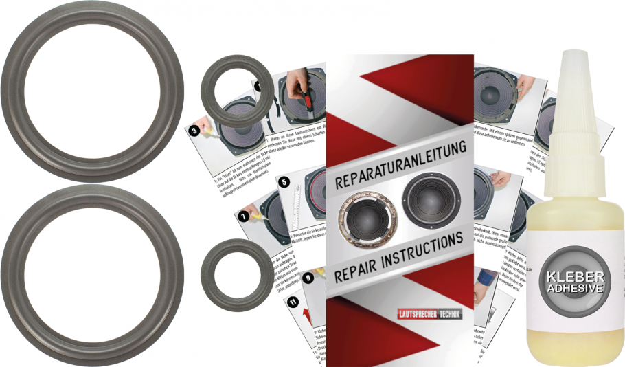 Infinity RS 5000A Speaker Surround Re-Foam Complete Repair Kit For Woofer And Midrange