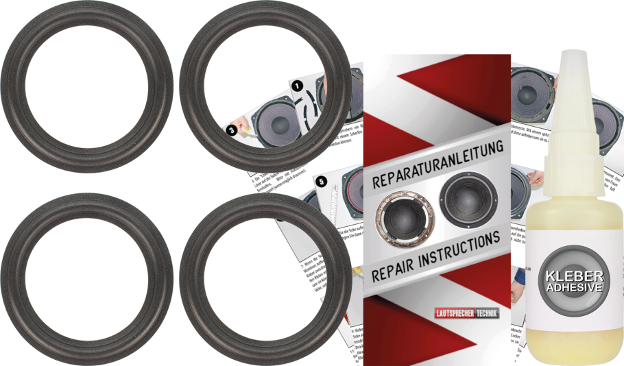 Infinity RS 5 Speaker Surround Re-Foam Repair Kit - 4 Pieces Surrounds