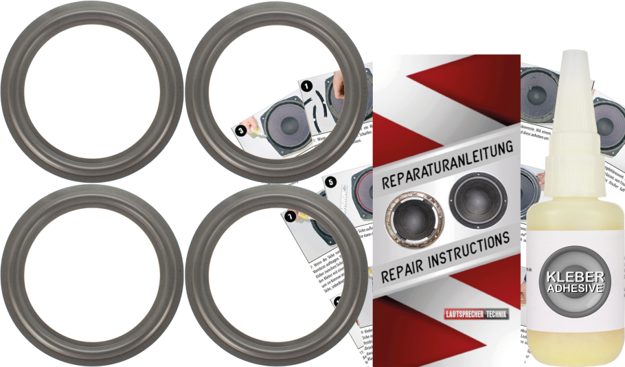 Infinity RS 6000 Speaker Surround Re-Foam Repair Kit - 4 Pieces Surrounds