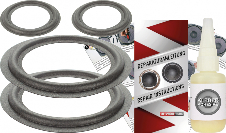 Infinity RS 7b Speaker Surround Re-Foam Complete Repair Kit For Woofer And Midrange