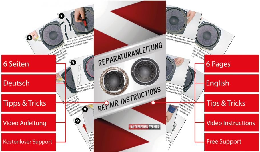 Infinity Reference 1 Speaker Surround Re-Foam Repair Kit