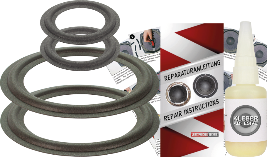 Infinity Reference 41 MK II Speaker Surround Re-Foam Complete Repair Kit For Woofer And Midrange