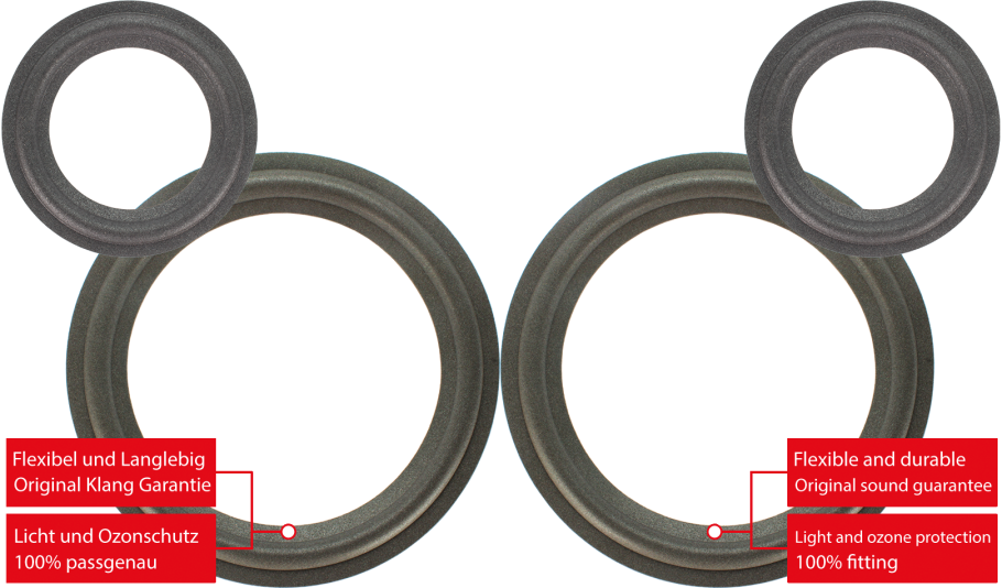 Infinity Reference 41 MK II Speaker Surround Re-Foam Complete Repair Kit For Woofer And Midrange