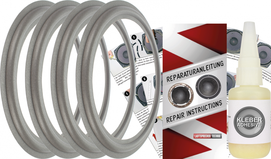 Infinity Reference Standard 9A Kappa Speaker Surround Re-Foam Repair Kit - 4 Pieces Surrounds