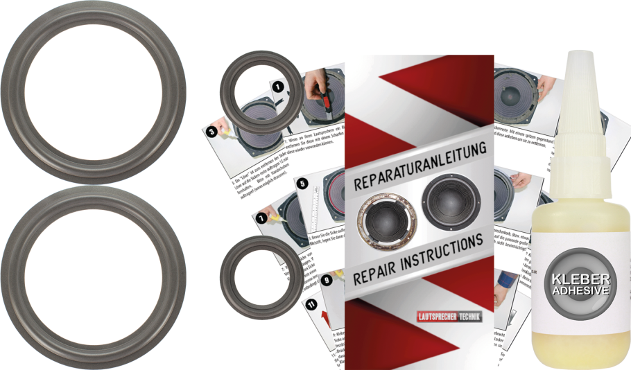 Infinity SM 115 Speaker Surround Re-Foam Complete Repair Kit For Woofer And Midrange
