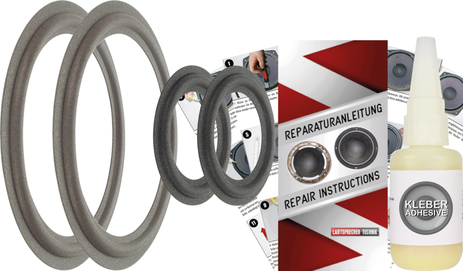 Jamo CL 30A Speaker Surround Re-Foam Complete Repair Kit For Woofer And Midrange