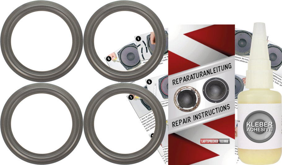 Jamo J-330 Speaker Surround Re-Foam Repair Kit - 4 Pieces Surrounds