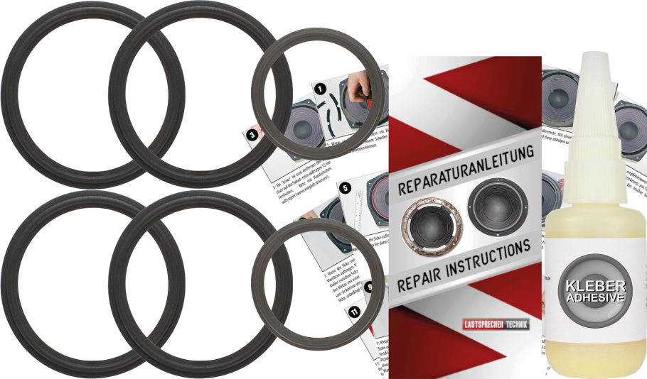 Jbl 4350A Studio Monitor Speaker Surround Re-Foam Complete Repair Kit For Woofer And Midrange
