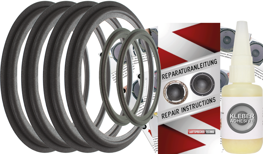 Jbl 4350A Studio Monitor Speaker Surround Re-Foam Complete Repair Kit For Woofer And Midrange