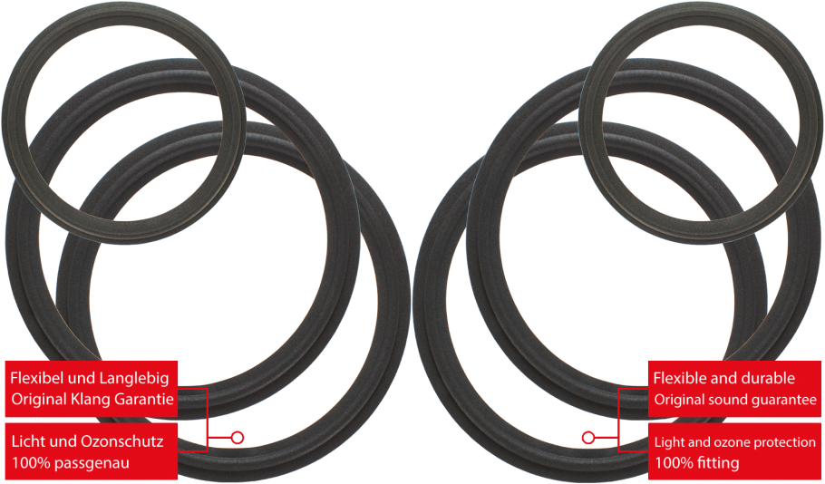 Jbl 4350A Studio Monitor Speaker Surround Re-Foam Complete Repair Kit For Woofer And Midrange
