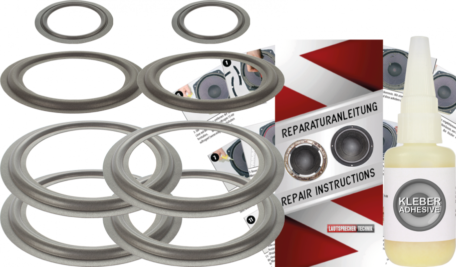 Jbl Model HP 580 Speaker Surround Re-Foam Complete Repair Kit For Woofer, Midwoofer And Midrange