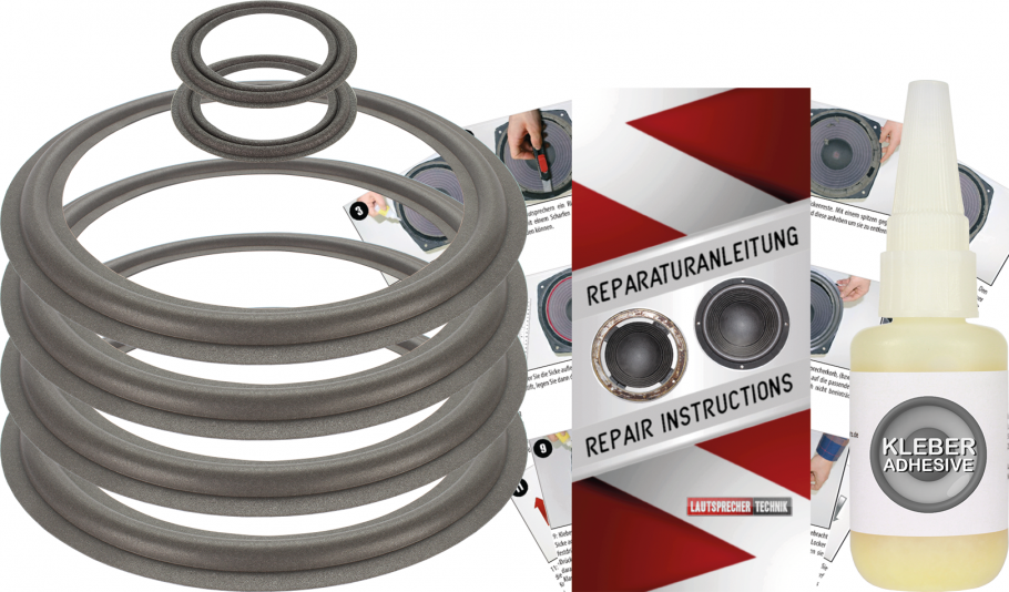 Jbl Model L150A-B Speaker Surround Re-Foam Complete Repair Kit For Woofer And Midrange