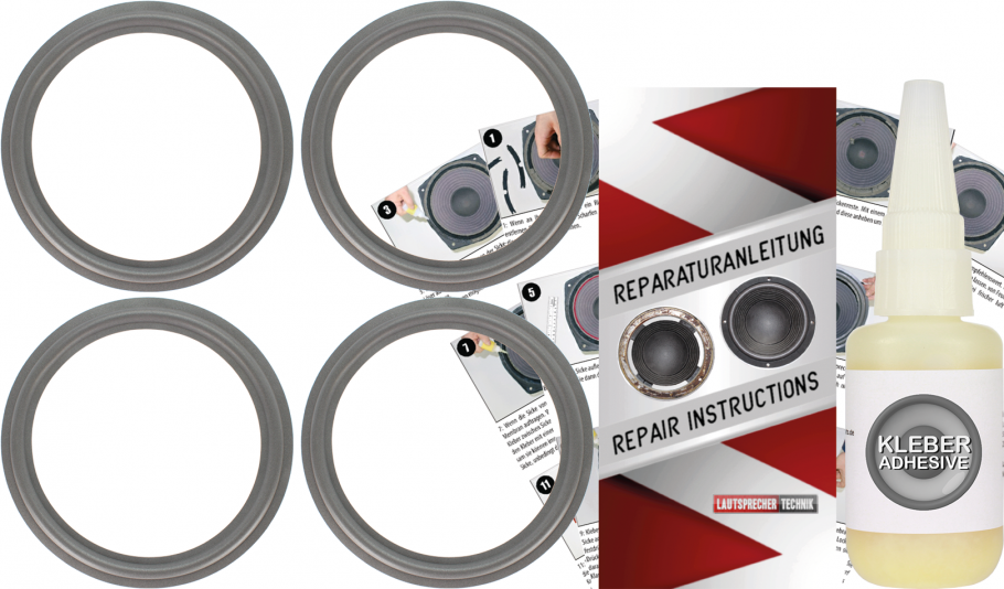 Jbl Model L150A Speaker Surround Re-Foam Repair Kit - 4 Pieces Surrounds For Woofer