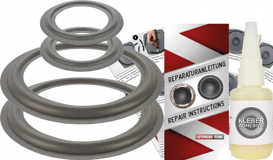 Jbl Radiance Series Model R103 Speaker Surround Re-Foam Complete Repair Kit For Woofer And Midrange