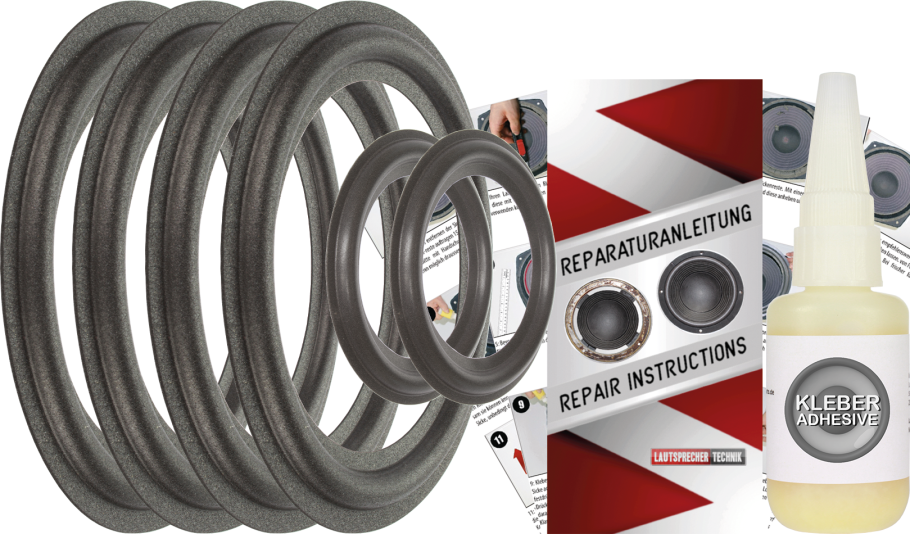 Jbl Ti 600 Speaker Surround Re-Foam Complete Repair Kit For Woofer And Midrange