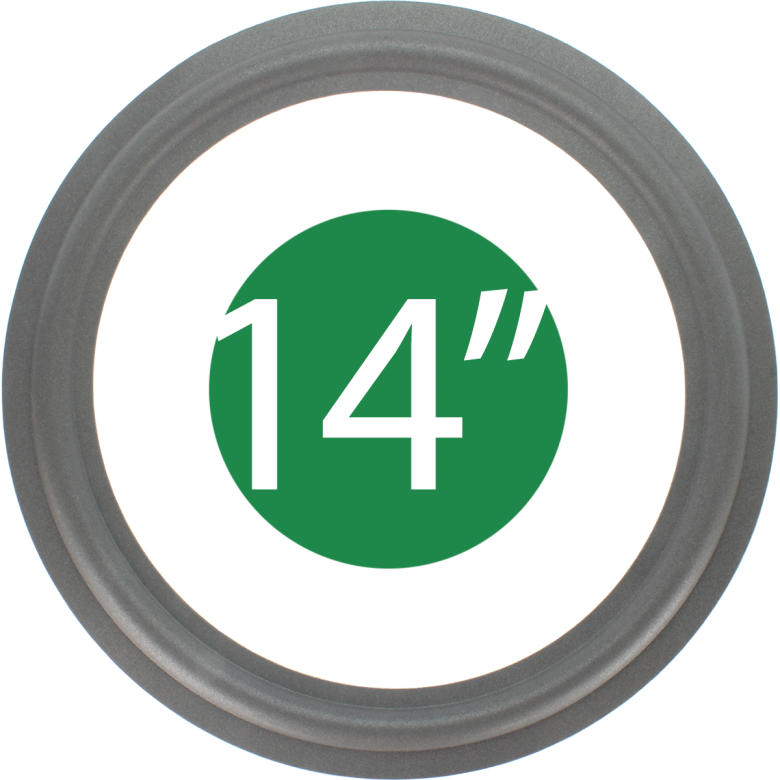 14" - 375mm Speaker Foam Surround - Edge
