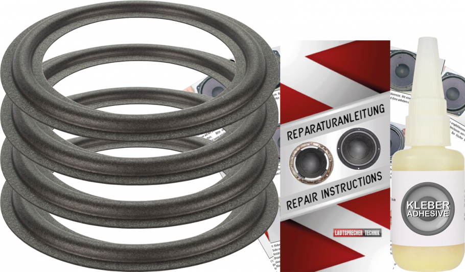 Magnat CONCEPT 5 Speaker Surround Re-Foam Repair Kit - 4 Pieces Surrounds