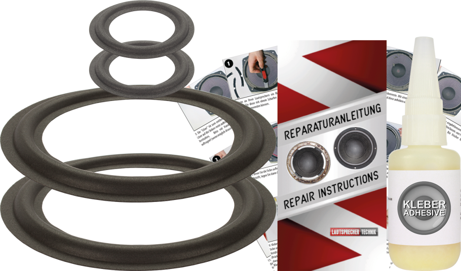 Magnat Monitor B Speaker Surround Re-Foam Complete Repair Kit For Woofer And Midrange