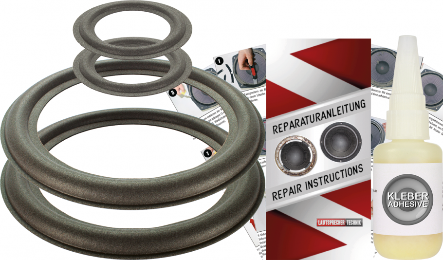 Onkyo D-5RX Speaker Surround Re-Foam Complete Repair Kit For Woofer And Midrange