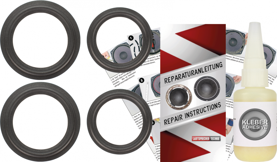 Onkyo MODEL SC-770 Speaker Surround Re-Foam Complete Repair Kit For Woofer And Midrange