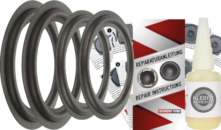 Onkyo MODEL SC-770 Speaker Surround Re-Foam Complete Repair Kit For Woofer And Midrange