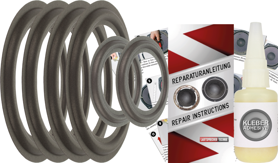 Onkyo MODEL SC-960 Speaker Surround Re-Foam Complete Repair Kit For Woofer And Midrange