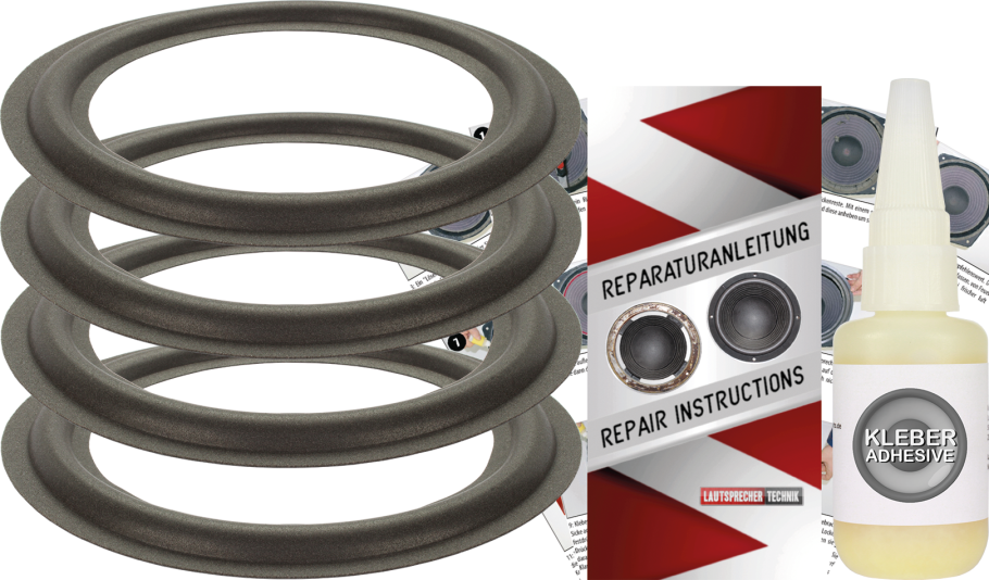 Onkyo MODEL SC-960 Speaker Surround Re-Foam Repair Kit - 4 Pieces Surrounds For Woofer