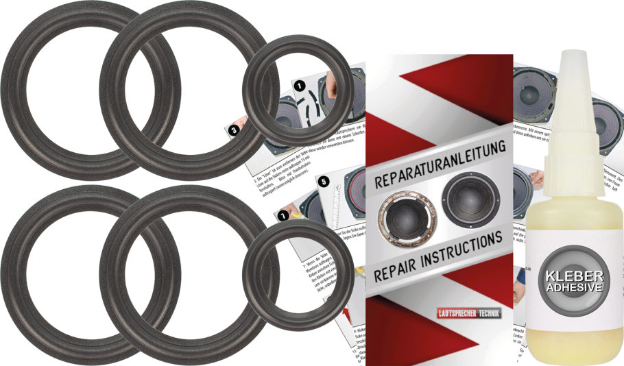 Philips FB 820 Speaker Surround Re-Foam Complete Repair Kit For Woofer And Midrange