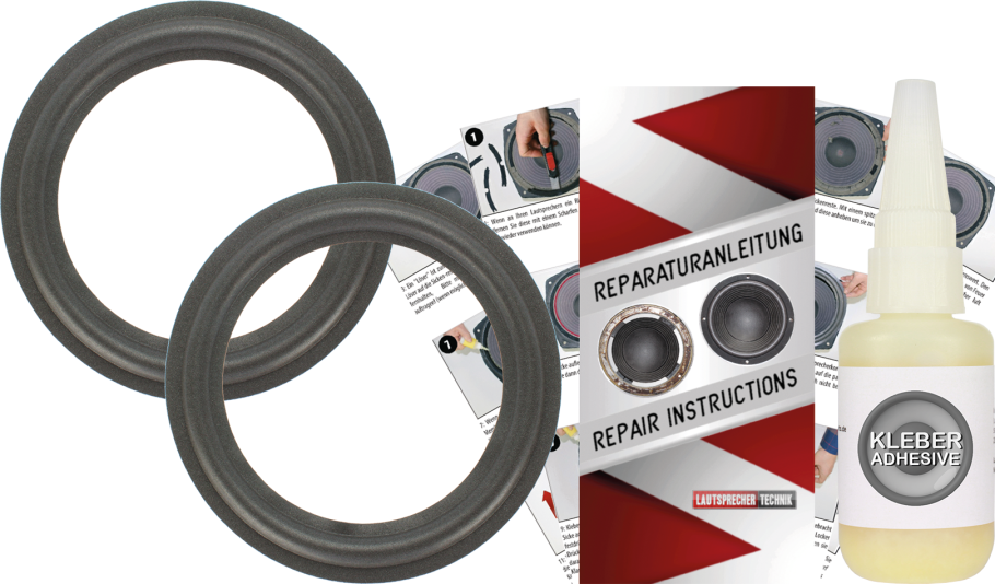 Quadral Tribun MK III Speaker Surround Re-Foam Repair Kit For Woofer