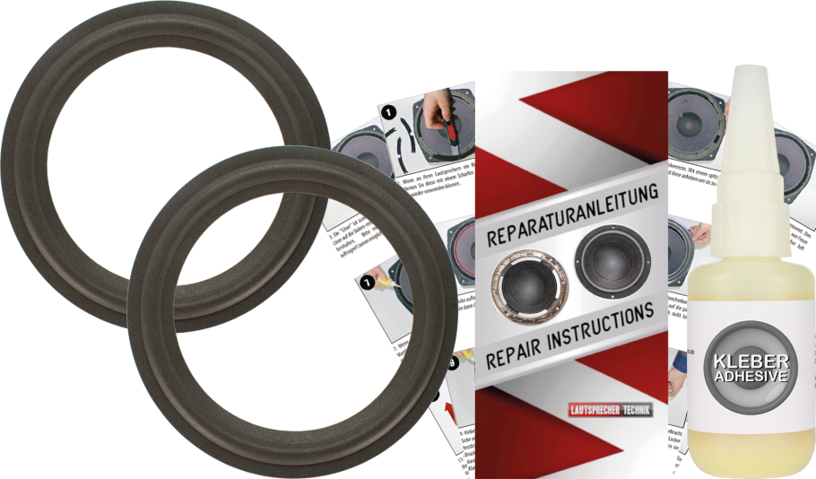 Quadral Quintas M 120 Speaker Surround Re-Foam Repair Kit For Woofer