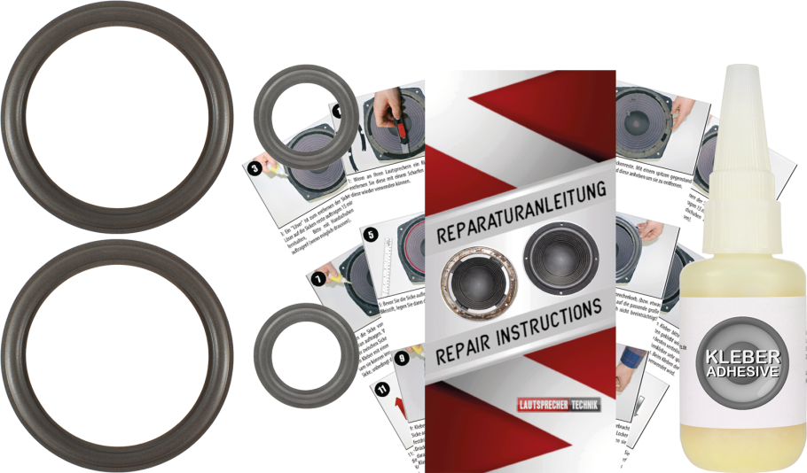 Teac S-505 Lautsprecher Sicken Reparatur Komplett Set Für Tieftöner Und Mitteltöner