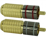 Dynavox RCA Connector, Gold, White - Red