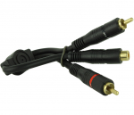 Dynavox Cinchkabel Audio Y-Adapter 2 Cinch-Stecker 1 Cinch-Buchse