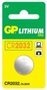 GP CR2032 Lithium Coin Cell Battery 3 V