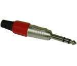 Dynavox 1/4" Stereo Phone Plug Connector Red