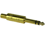 Dynavox 1/4" Stereo Phone Plug Metal Gold Plated