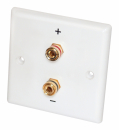 Dynavox 2 Post Binding / Banana Plug Wall Plate, 3"